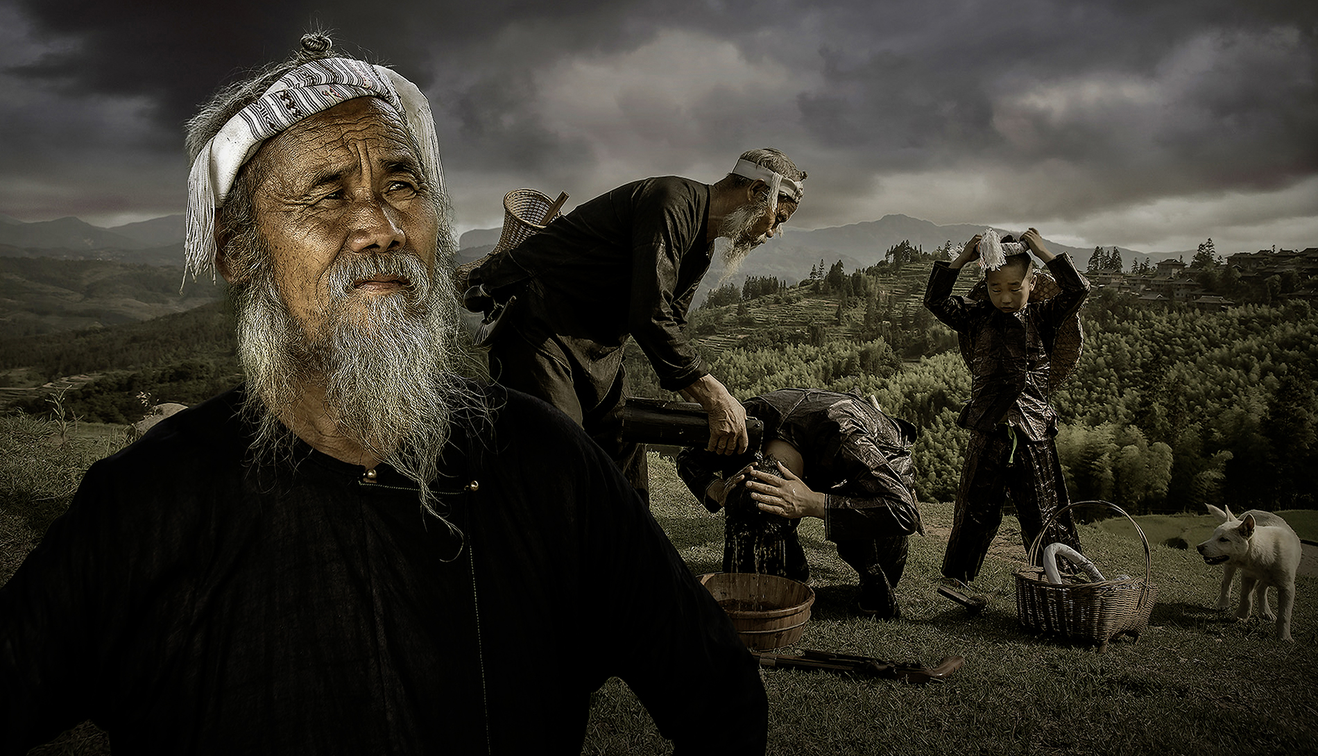 1、应筑君《岜沙寨老》》1